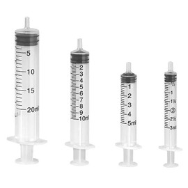Mediware Disposable Syringes 2 ml Centred Attachment 3-Piece with Luer Attachment Pack of 100