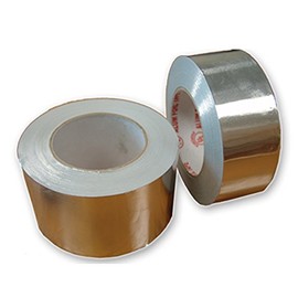 Foil Tape 2.8 Mil - Acrylic Adhesive with Liner (45012A) (Size:1/2" (12mm) x 50Yd-96 Rolls Per Case, Silver)