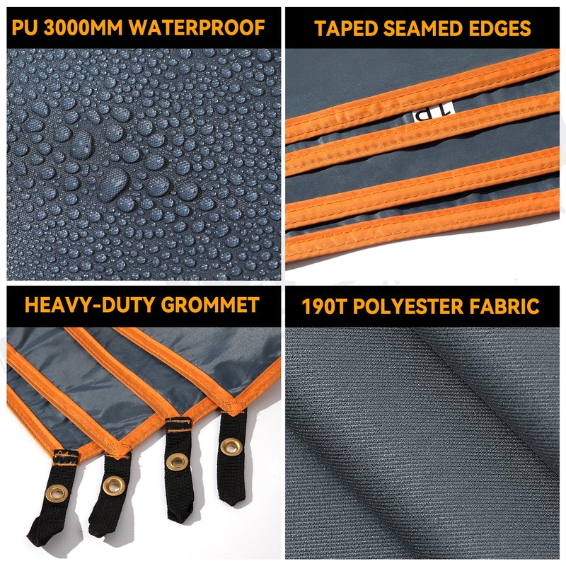 Underwood Aggregator Waterproof Multi-Purpose Camping Tarp & Groundsheet - Heavy
