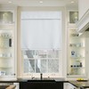 NICETOWN Bathroom Curtains for Privacy, Portable Self Adhesive Window Covering