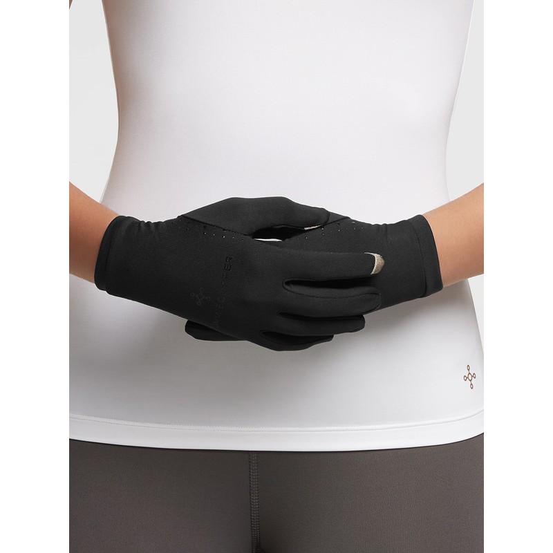 Tommie Copper Core Compression Full Finger Gloves, Unisex, 4D Stretch,