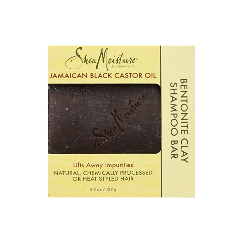 Shea Moisture Jamaican Black Castor Oil Bentonite Clay Shampoo Bar