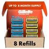 Gillette Mens Razor Blade Refills, 4 ProGlide Chill Cartridges, 4