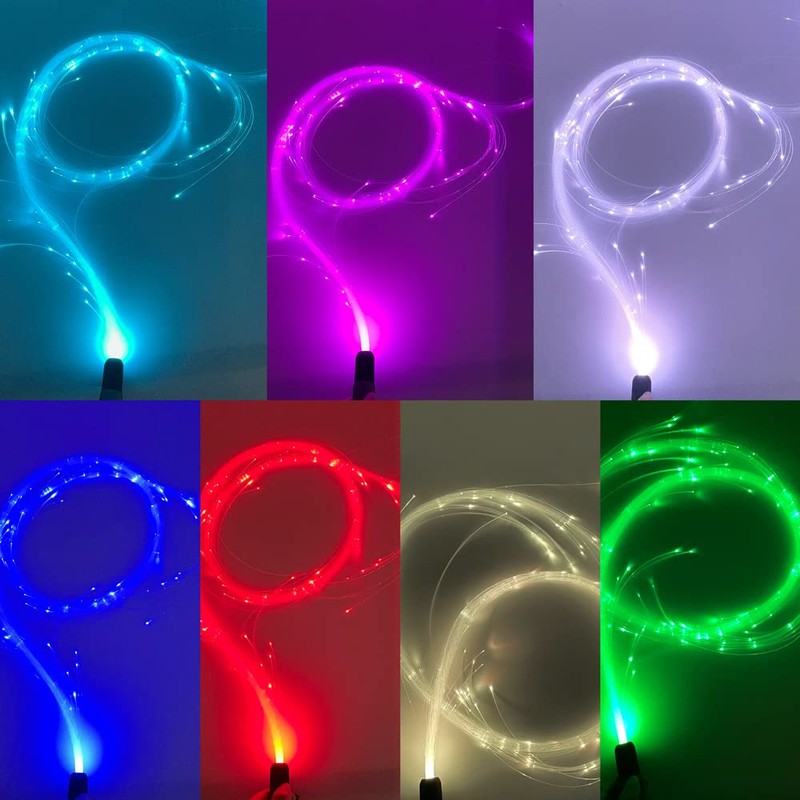 SATUMIKO Space Whip (7 Colors 23 Modes) Led Fiber Optic