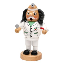 Dekohelden24 Wooden Smoker Doctor L x W x H: 9.5 x 8 x 19 cm