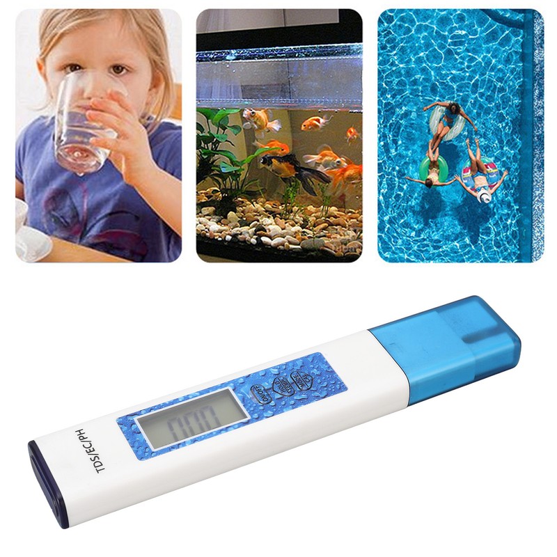 Water Quality Tester High Accuracy PH TDS EC Meter Portable