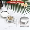 TIXIPEM Camping Survival Compass [2PCS] - Copper Clamshell Classic Pocket
