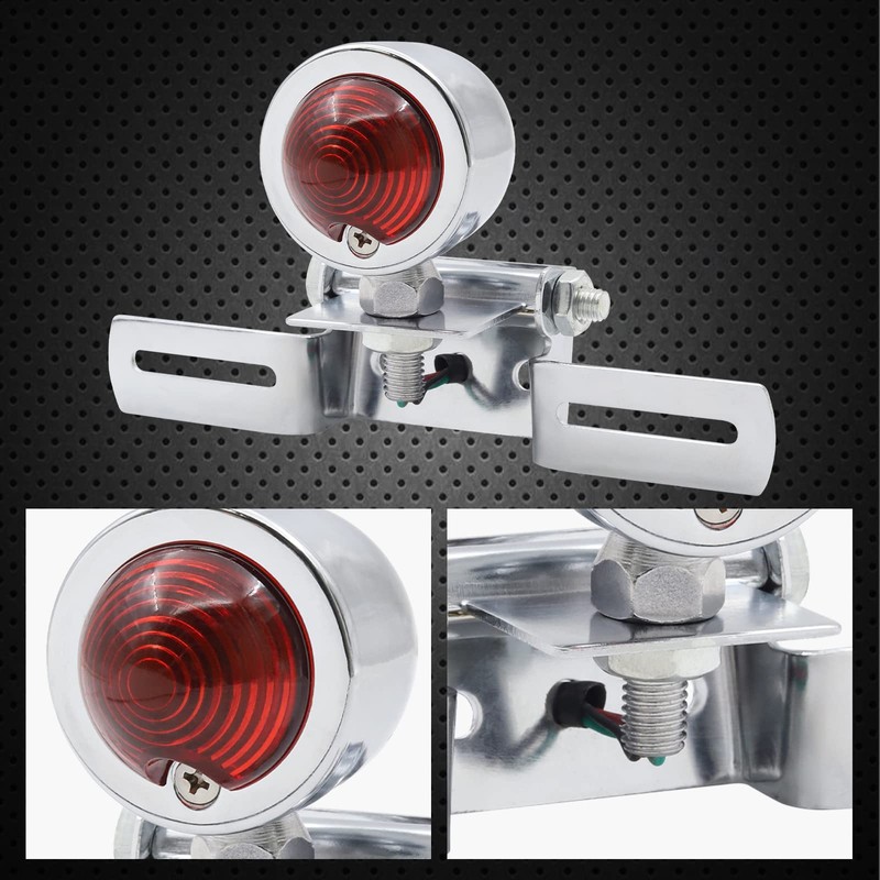 Ygmylandbb Motorcycle Tail Light Brake Stop Running Light Lamp with