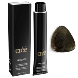 Cree Professional Permanent Hair Color, 100ml - 3.4 fl.oz. (Mat Dark Blond 6.17)