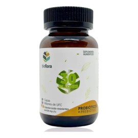 Bioflora Probióticos + Prebióticos 30 Billones UFC (35 Caps)
