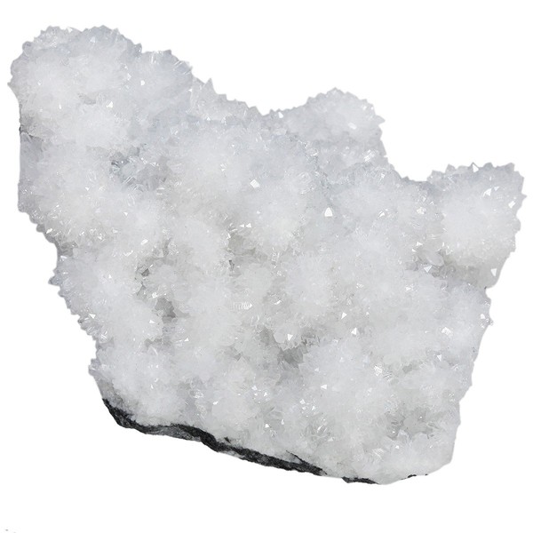 mookaitedecor Natural Quartz Healing Crystal Cluster, Reiki Gemstone Specimen Figure Home Decoration (Approx.50-100g)