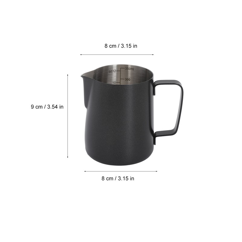 Pull Flower Cup Stainless Steel Art Froth Cup Pointed Mouth