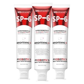 MSDRWIKEY SP-6 Toothpaste | Probiotic Oral Care for Enamel Repair & Long-Lasting Fresh Breath | 4.59oz#dealsforyoudays:_3 pcs(90% people choose)