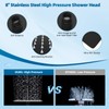 Hibbent All Metal cUPC Certified Shower Head, 8'' High Pressure