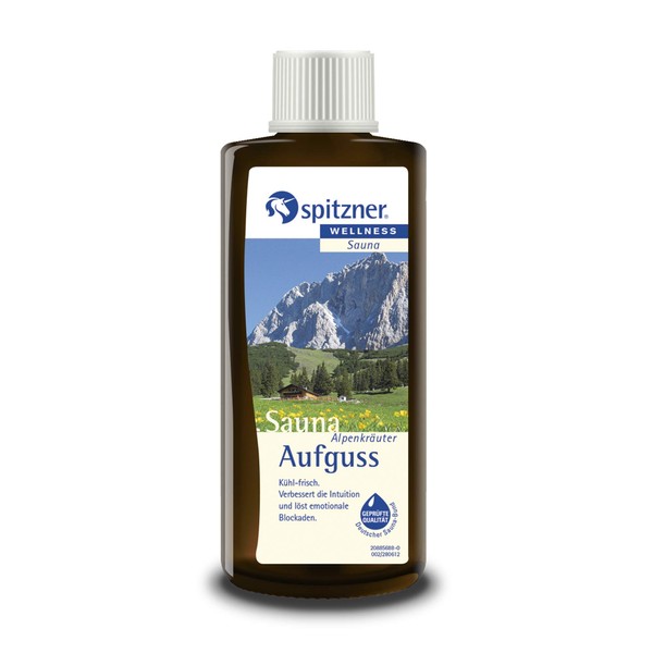 Spitzner Sauna Infusion Wellness Alpine Herbs 190 ml Concentrate