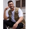 Yimoon Men’s Utility Vest Fishing Travel Safari Photo Cargo Vest