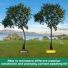 Suzile 60 Pcs Tree Stake Kit, Heavy Duty Tree Staking