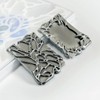 Metallic Trading Card Case Card Case Trading Card Holder Silver