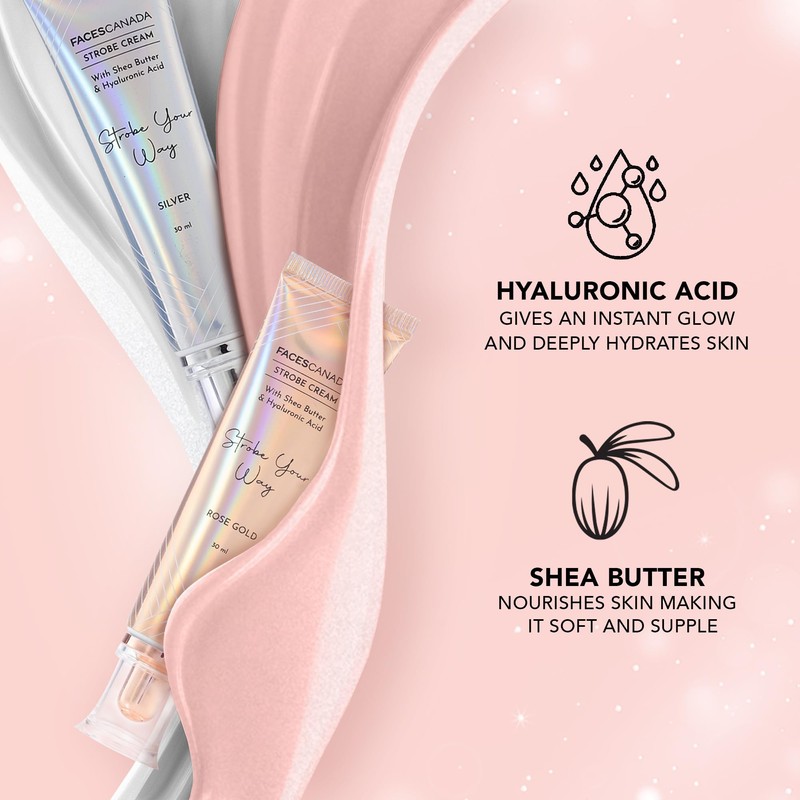 FACESCANADA Strobe Cream - Rose Gold | with Shea Butter