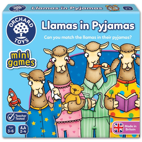 Orchard Toys Llamas en Pijamas Mini/Travel Game, Multi, One Size