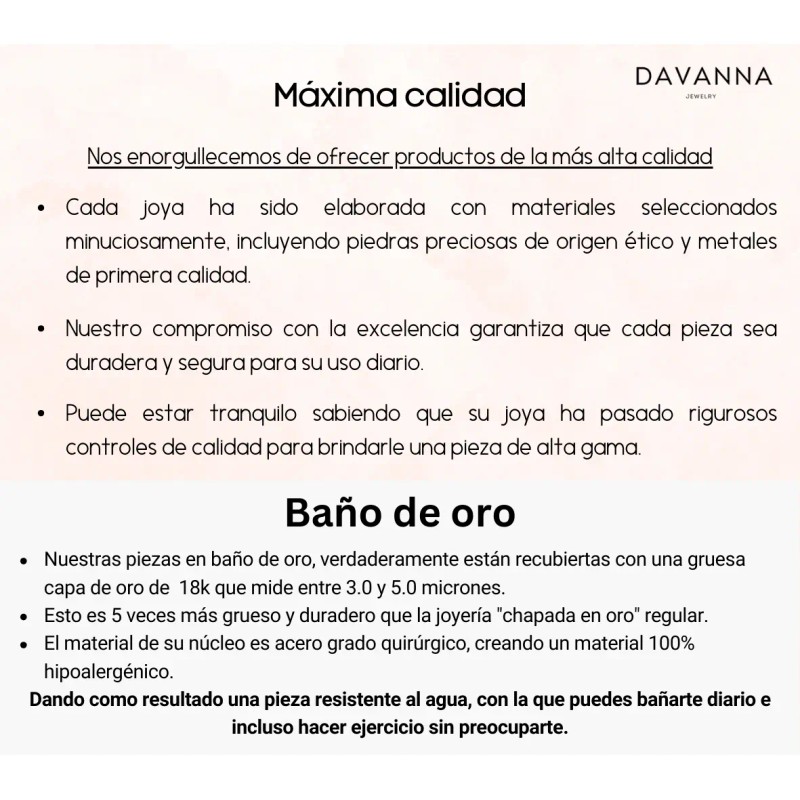 Davanna - Collar Corazon Regalo Aniversario Amigas Mama Acero Baño