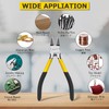BOOSDEN Wire Cutter,6.5 inch Side Cutters,Spring Loaded Wire Cutters for