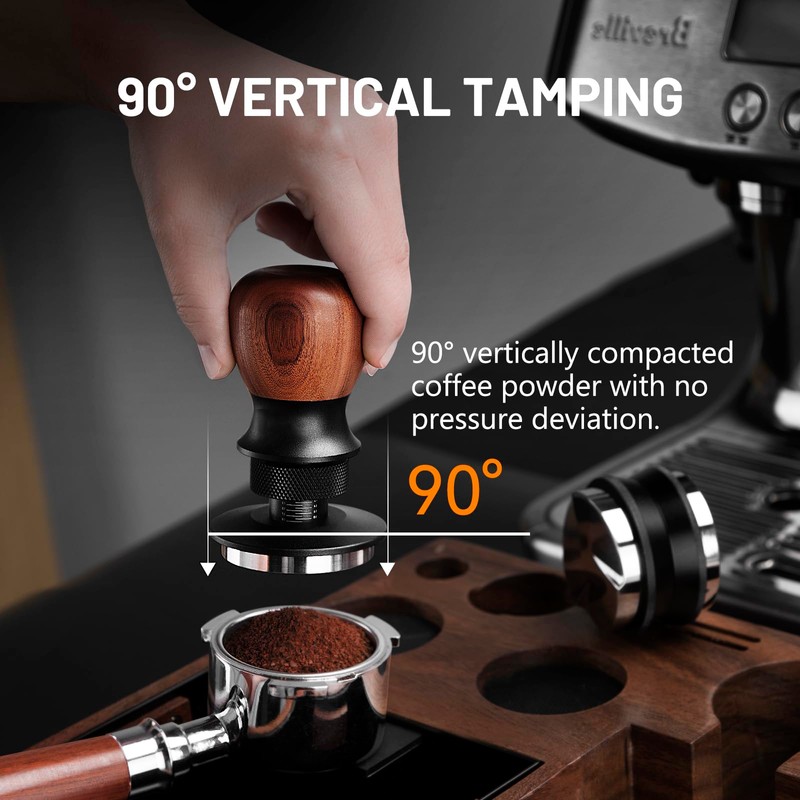 VINATO Coffee Tamper 51 mm - Professional Espresso Tamper with