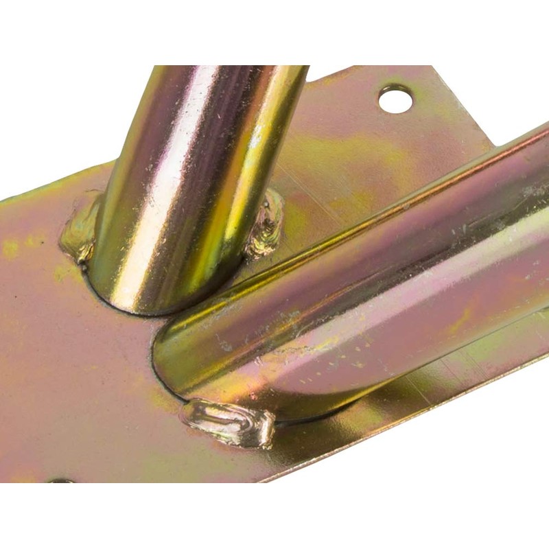 ADGO Flag Holder Screw-On Flag Pole Handle Wall Mount Hot-Dip