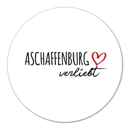 Huuraa Aschaffenburg in Love Gift Fridge Magnet 59 mm Bottle Opener Aschaffenburg Gift Idea