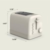 bella 2 Slice Toaster, 6 Setting Shade Control w Reheat,