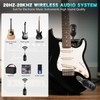C01 UHF Wireless Guitar System (Transmitter & Receiver) - Rechargeable,