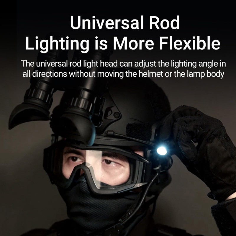 NEXTORCH rStar Multi-light Source Helmet Light Helmet Lamp (White/Red/Green/IR)