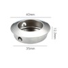 Dreneco 20 pcs Round Recessed Flush Door Pull Handle Sliding