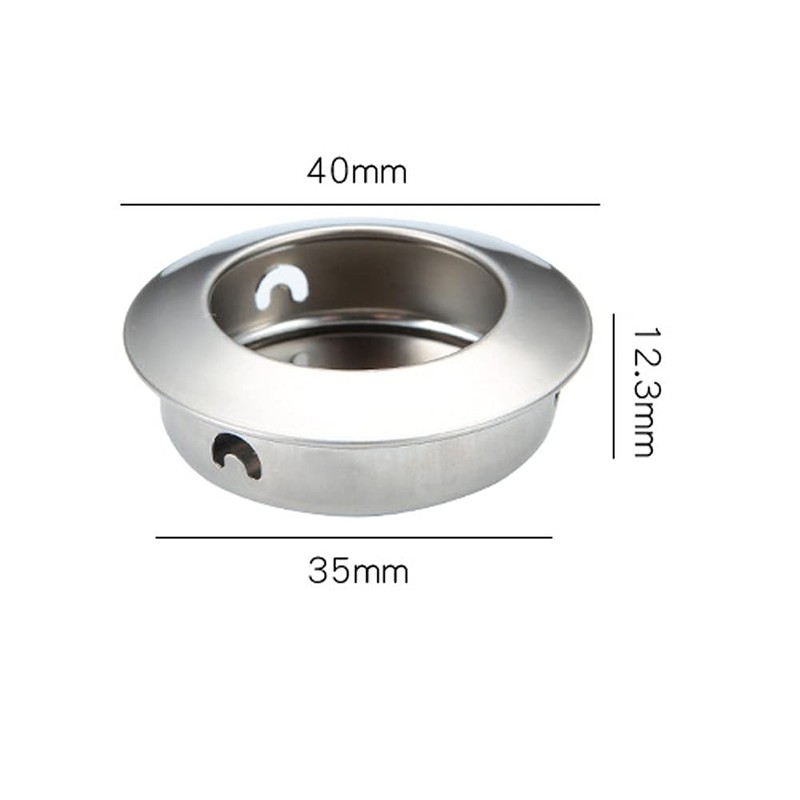 Dreneco 20 pcs Round Recessed Flush Door Pull Handle Sliding