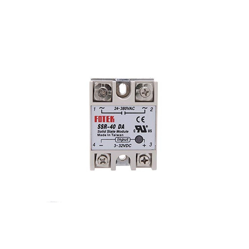 Solid State Relay, SSR-40DA DC 3-32V Input AC 24-380V Out