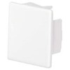 Tehalit End cap for cable path, LF 30 x 30 mm, plastic, white, RAL 9016, butt connector, IK07, -5 to 60 °C