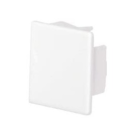 Tehalit End cap for cable path, LF 30 x 30 mm, plastic, white, RAL 9016, butt connector, IK07, -5 to 60 °C