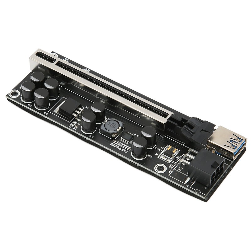 PCIE Riser Stable 8 FP Capacitors Gold Plated USB3.0 Interface