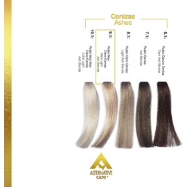 Tinte en Crema Profesional para Cabello Mujer, Tinte Hair Solution Gold con Oxidante en Crema de 90g y Oxidante de 90ml, Tinte para Cabello Mujer Permanente (Color 9.1 - Rubio Muy Claro Ceniza)