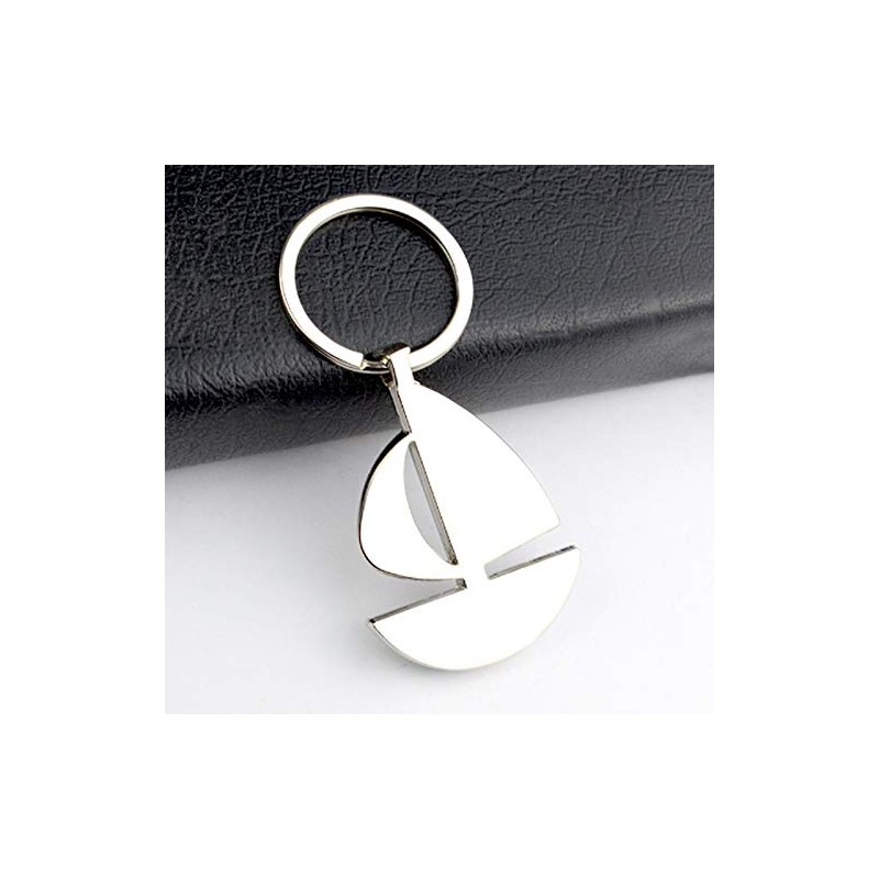 IKAAR Metal Keyring, silver