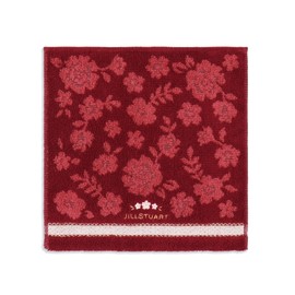 Jill Stuart Pompone Towel Handkerchief, 1 Pack, Red **