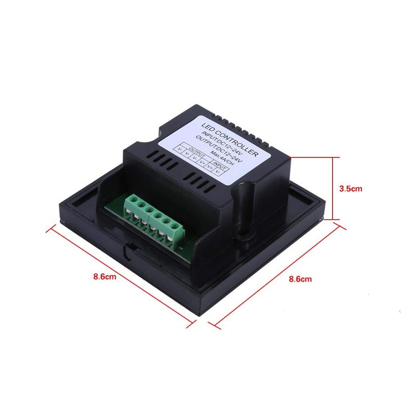 TOPINCN Single Color Touch Panel Dimmer Light Switch for LED