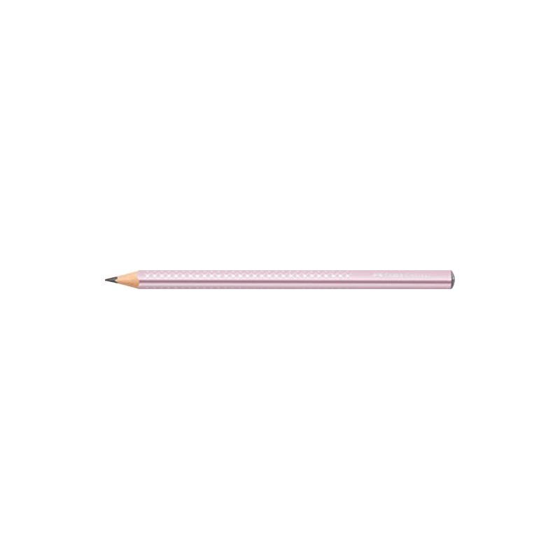Faber-Castell Jumbo Sparkle Graphite Pencil - Rose Metallic