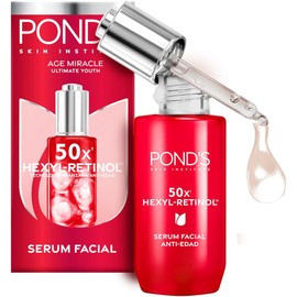 POND'S Sérum Facial Age Miracle Ultimate Youth con Hexyl-Retinol para una piel más firme, luminosa y joven, disminuye las líneas de expresión y las manchas 30 ml