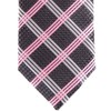 (リトリーズ) RETREEZ エレガント ビンテージ タータンチェック 織布 マイクロファイバー スキニー ネクタイ -