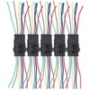 5Pcs Way Car Electrical Connector Waterproof Antiflaming Resilient Antioxidant Automotive