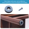 Furniture Gliders, Teflon Moving Sliders with Screw Feet Protector for