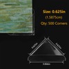 Lineco Infinity 0.625" Clear Acid-Free Archival Photo Corners Self Adhesive,
