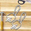 2pcs Locking Cap Key for 410A & R22 Refrigerant, Multi-Function