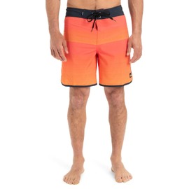 Quiksilver Men's Surfsilk Scallop 18 Board Shorts (Pack of 1), Fiery Coral Tijuana, 50